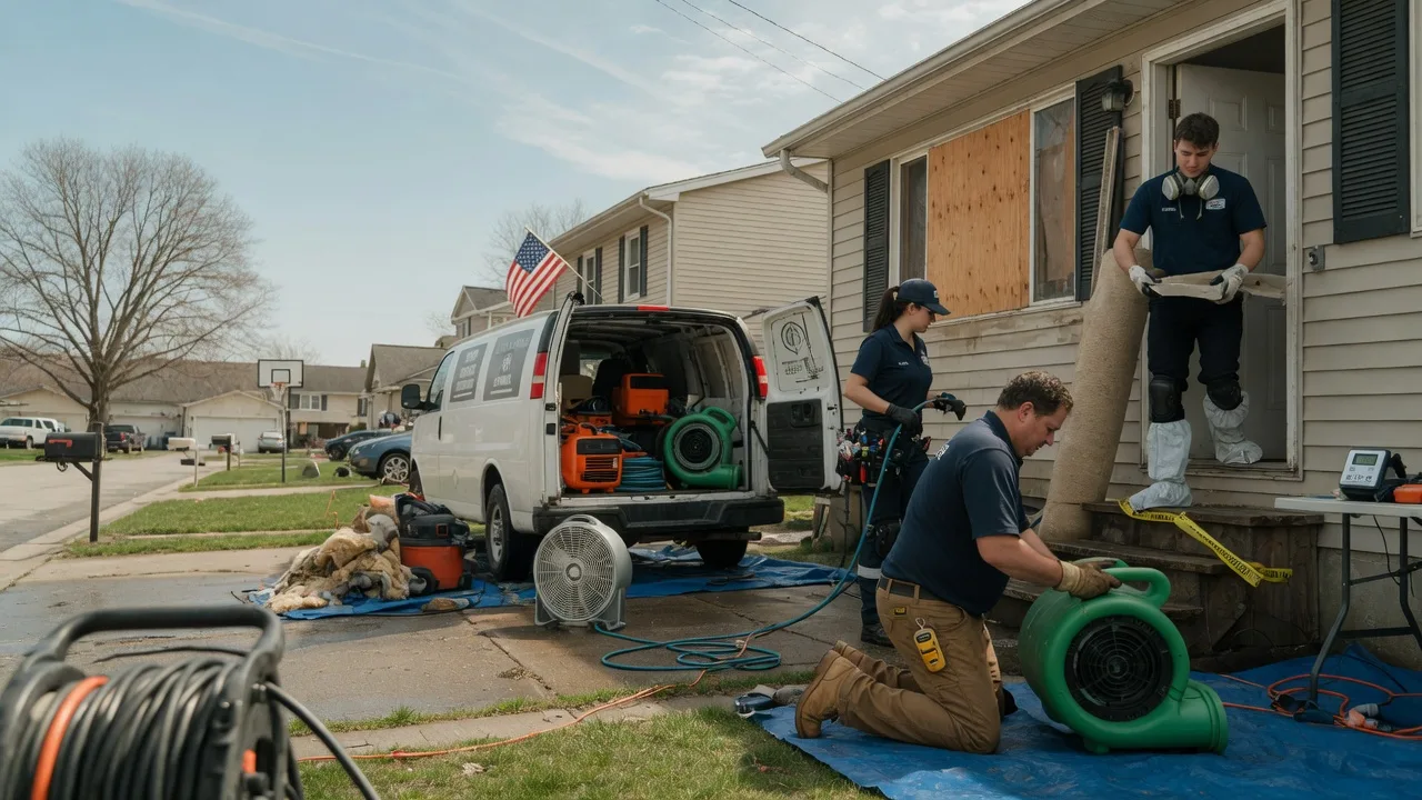Water Damage Restoration in Depauw, IN near me